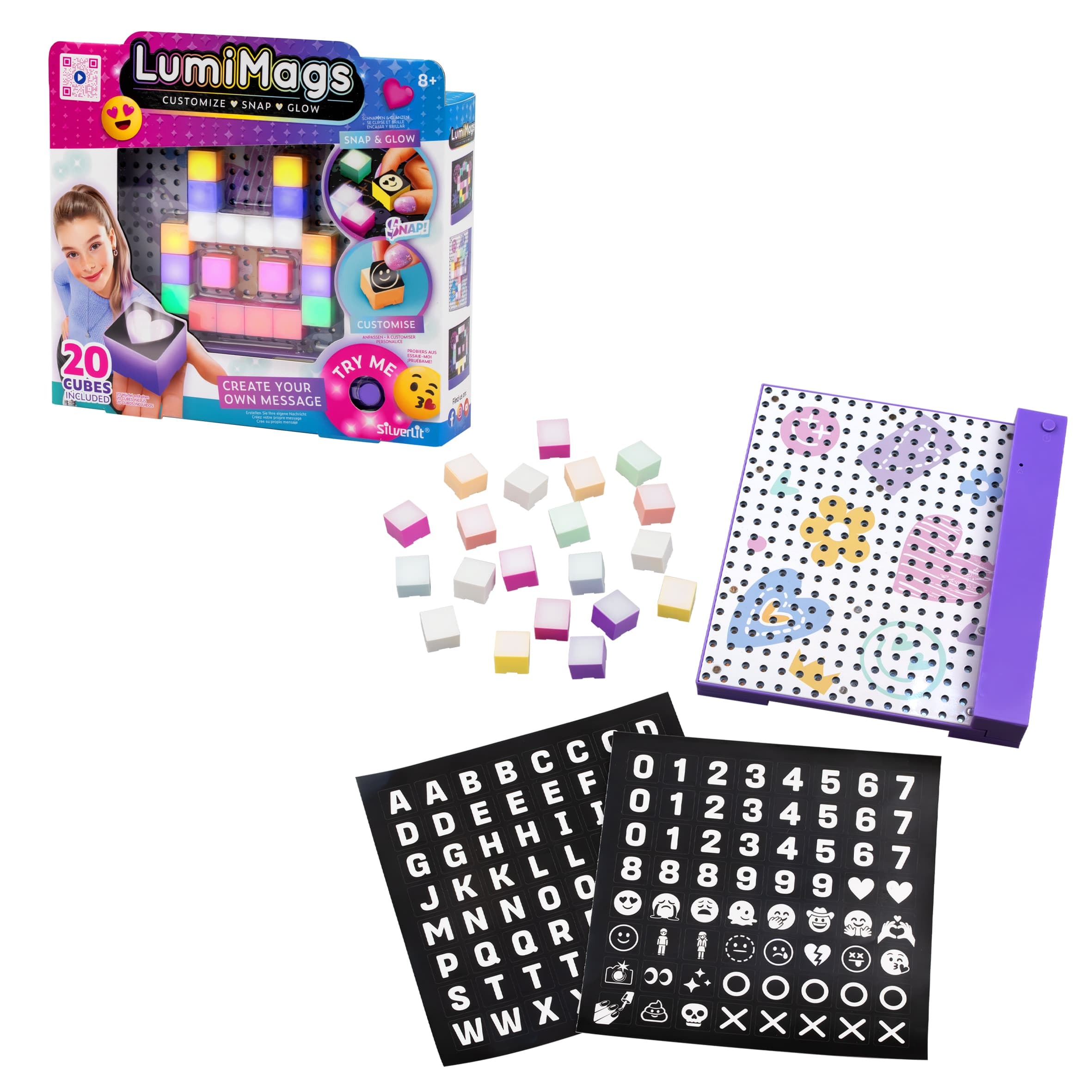 Lumimags - kreative lysklosser, Hvit