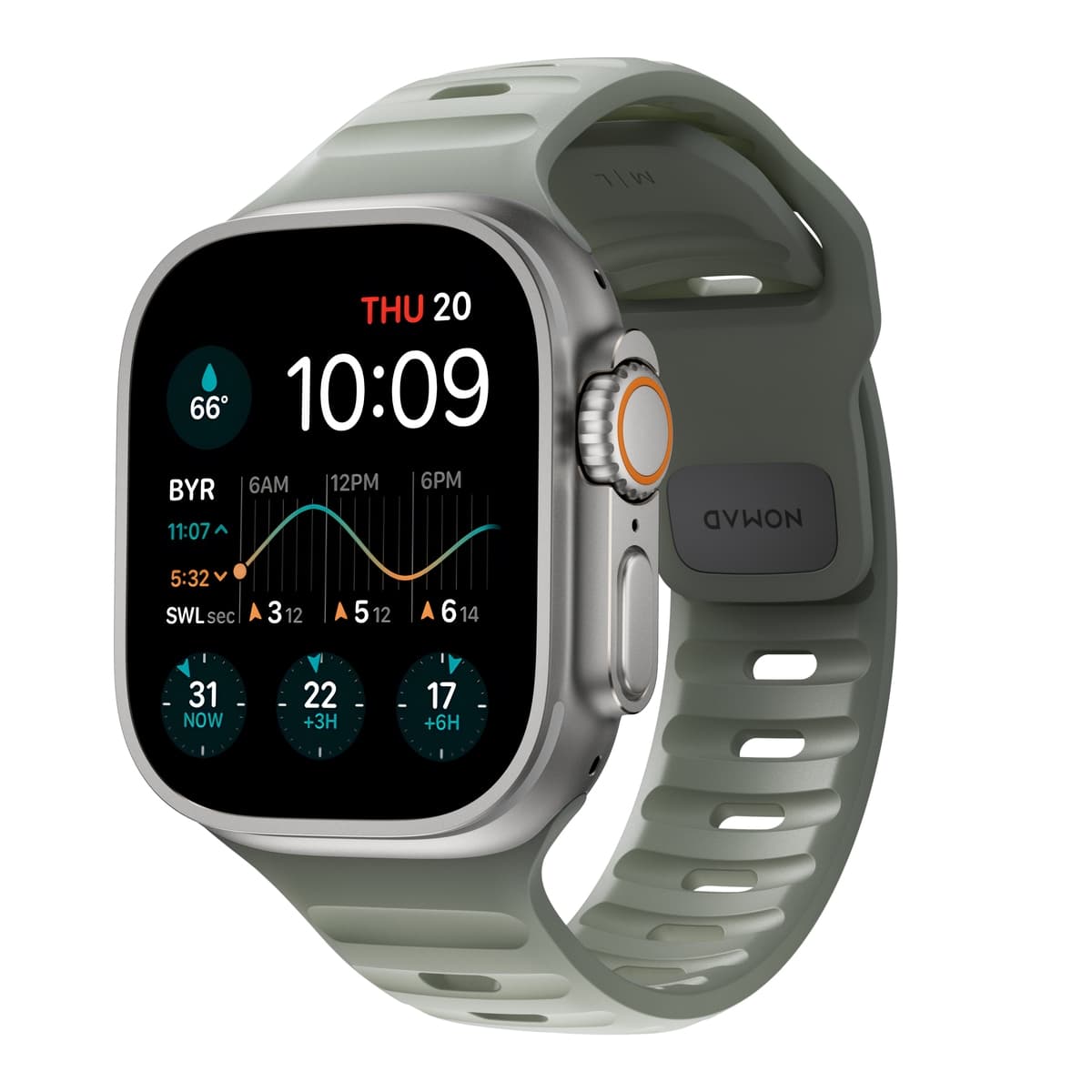 Apple Watch SE 44mm Reim - Sport Band Coastal Rock