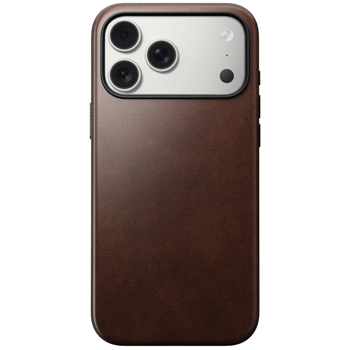 iPhone 17 Pro Max Skinnetui MagSafe - Modern Horween Leather Rustic Brown