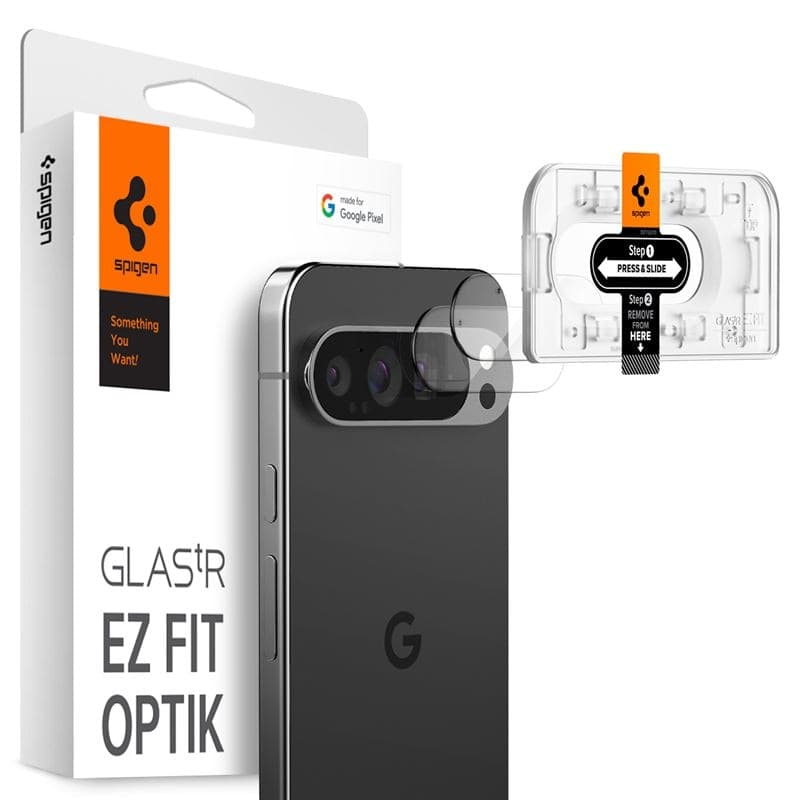 Google Pixel 9 Pro XL EZ Fit Linsebeskytter (2-pack), Gjennomsiktig