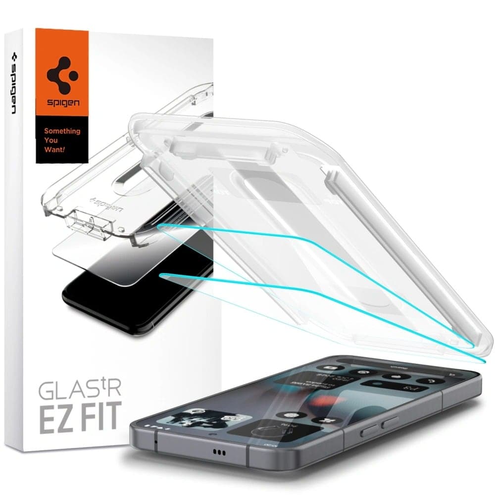 Nothing Phone 3 Skjermbeskytter med monteringsramme (2-pack) GLAS.tR EZ Fit