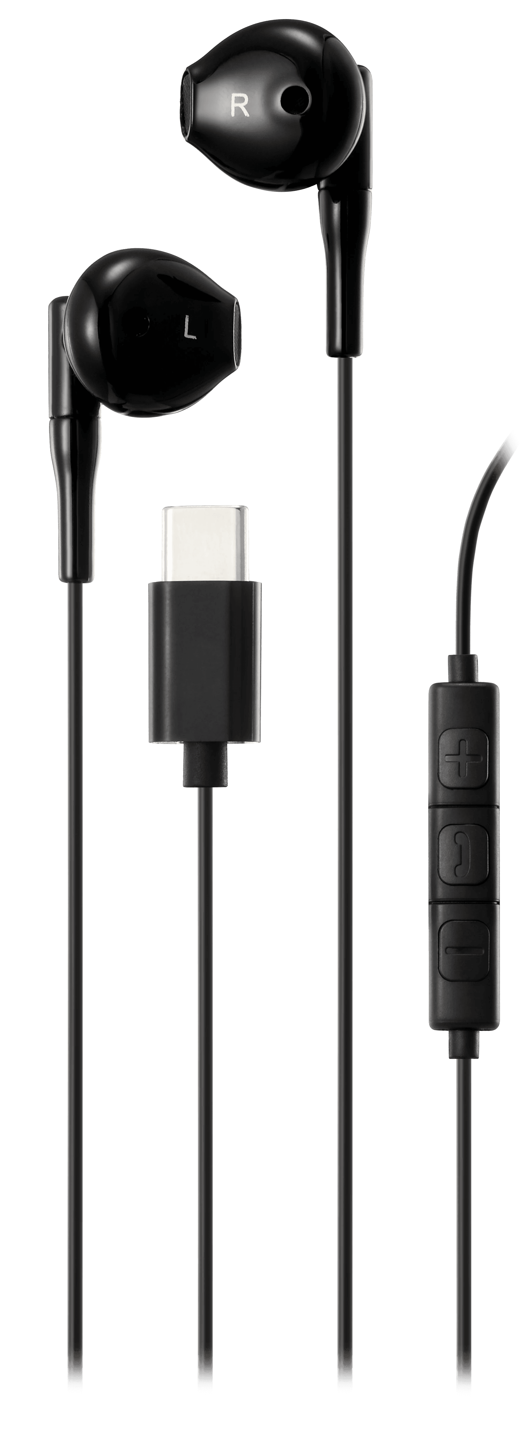 Ørepropper Semi-in-ear USB-C, svart