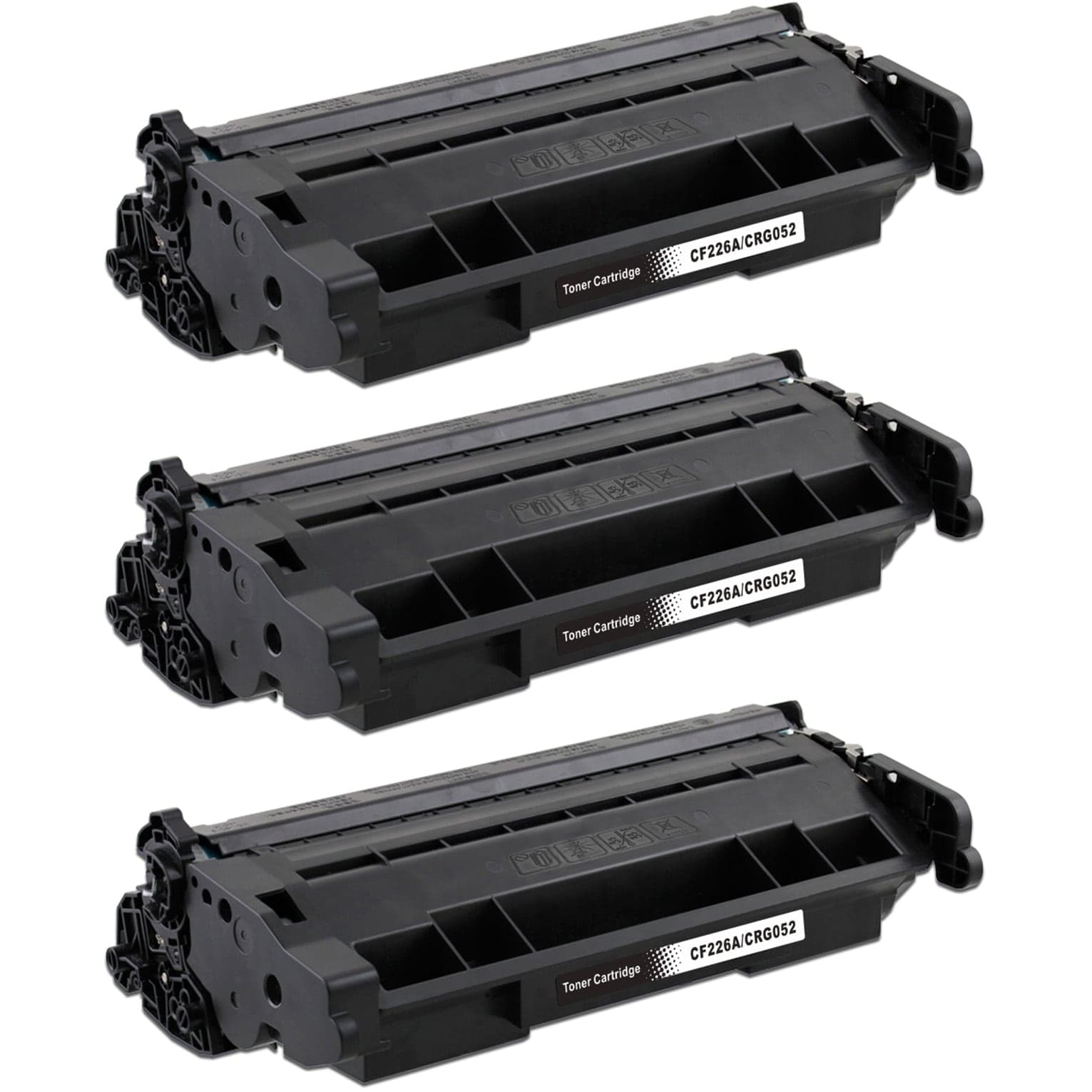 3-pack Toner  HP LaserJet Pro 4002dn - erstatter HP 26A / CF226A, Svart, 3100 sider