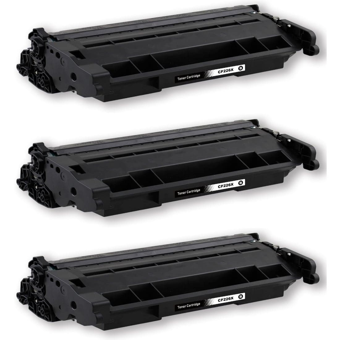 3-pack Toner  HP LaserJet Pro M402dw - erstatter HP 26X / CF226X, Svart, 9000 sider