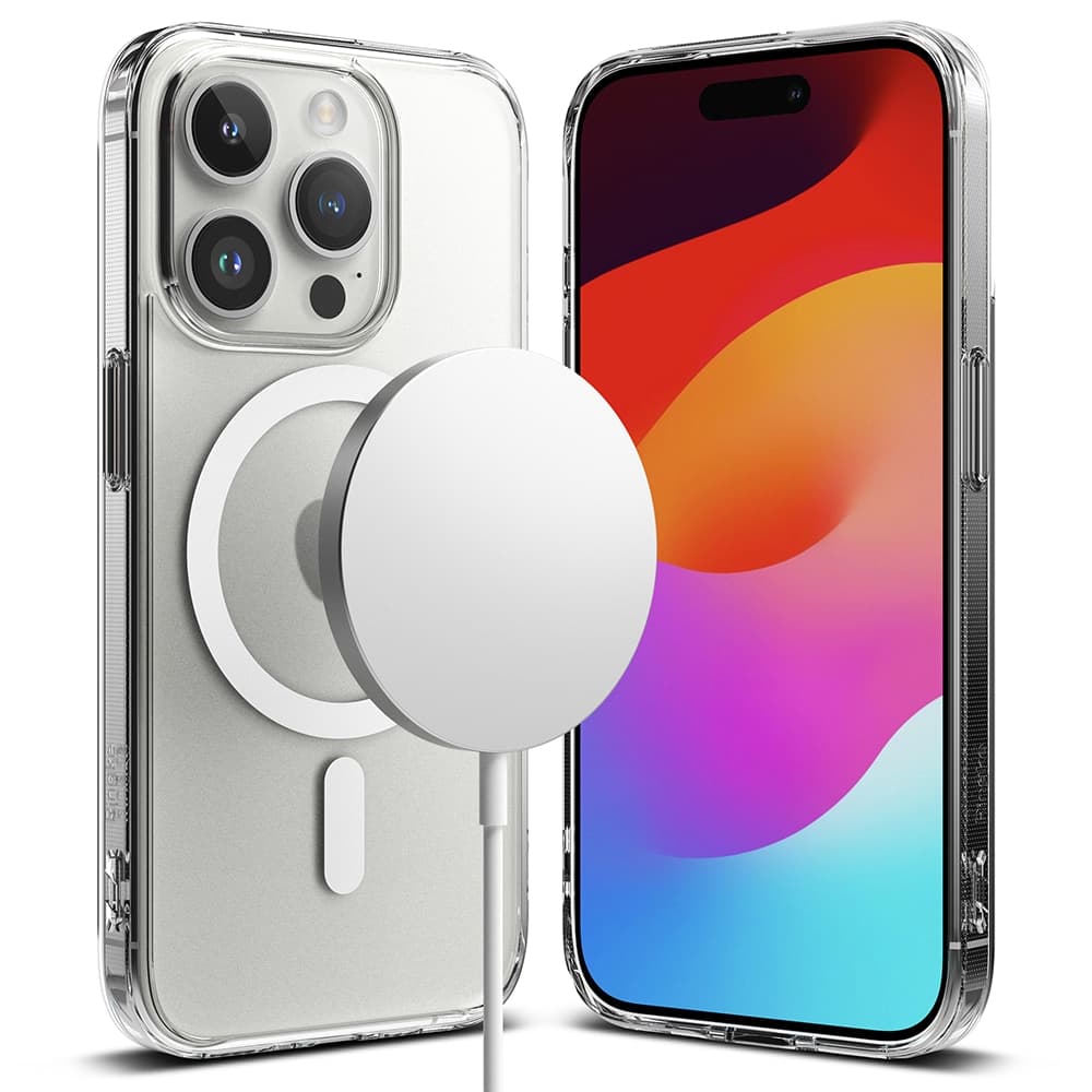 iPhone 15 Pro Fusion MagSafe Deksel, Matte Clear
