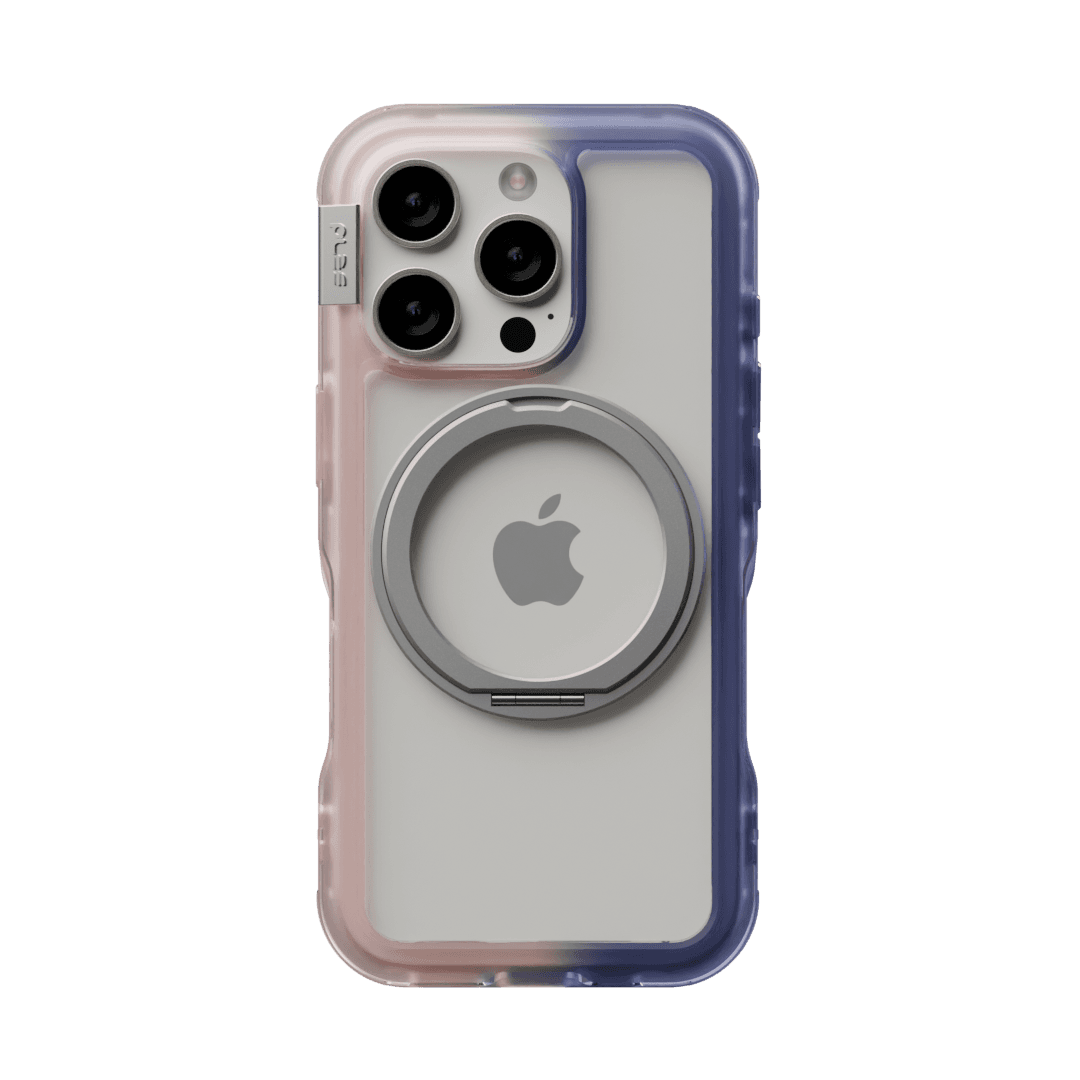 iPhone 16 Pro Max Arche MagSafe Deksel med stativ Pink/Future Dusk