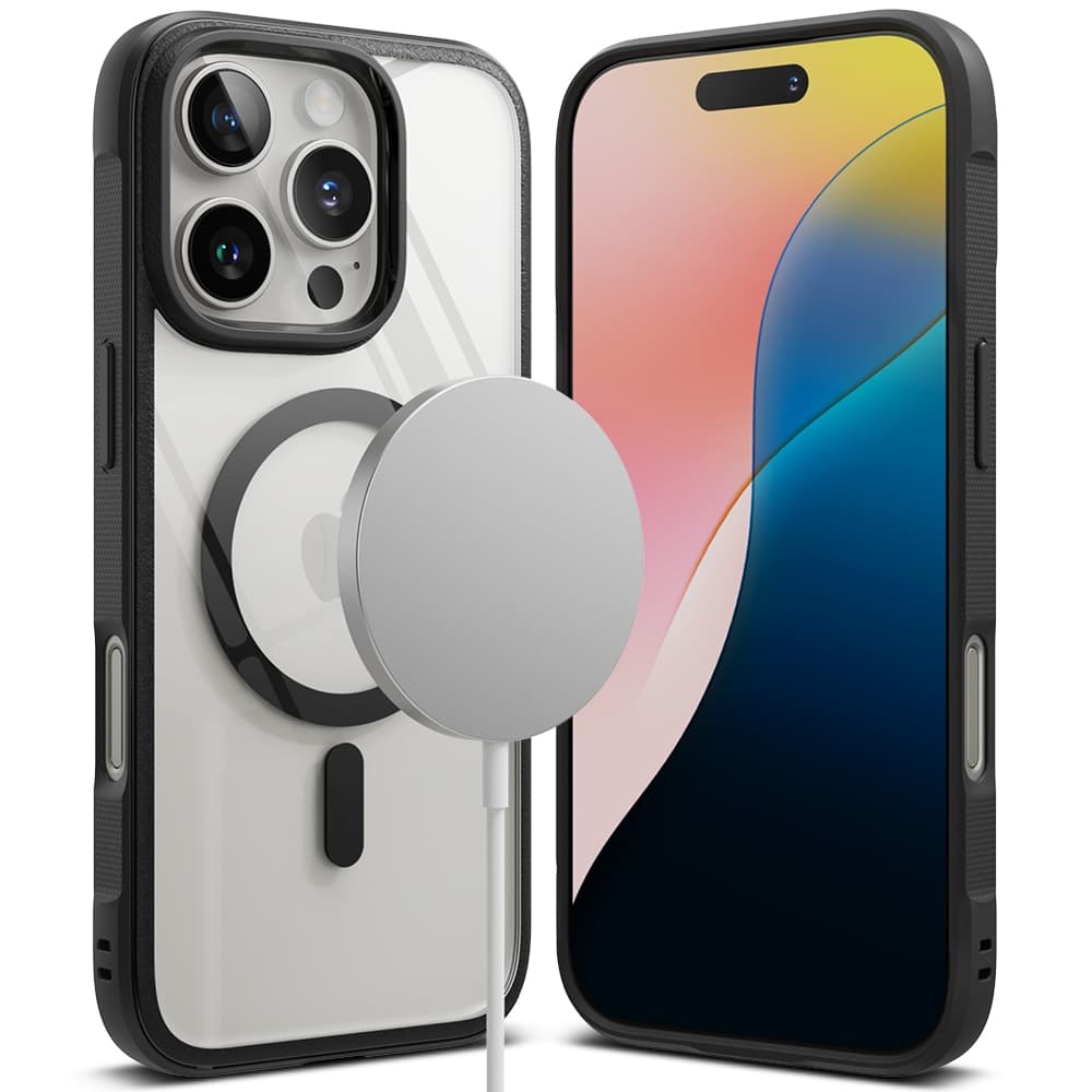 iPhone 16 Pro Max Fusion Bold MagSafe Deksel, Svart