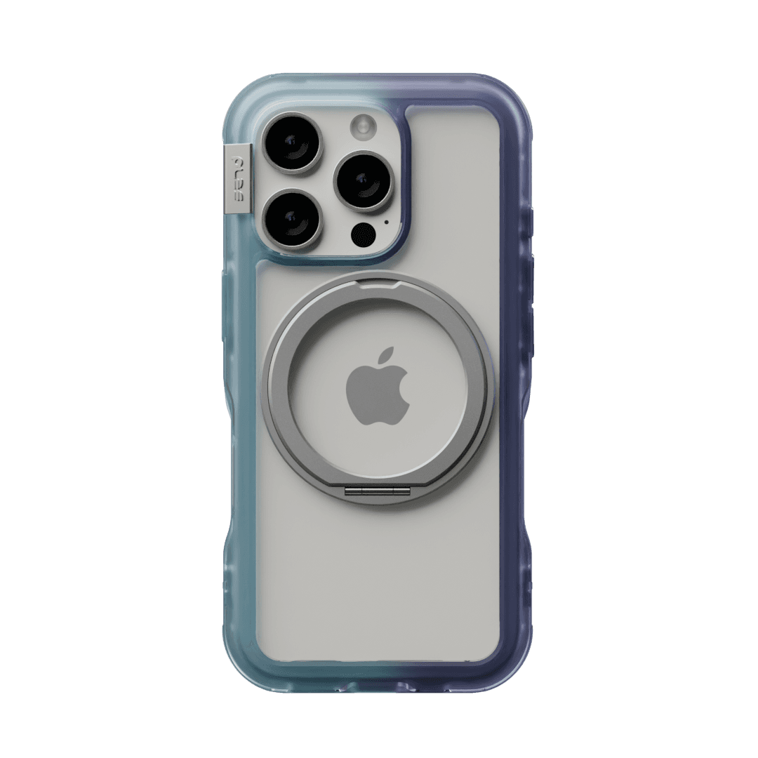 iPhone 16 Pro Arche MagSafe Deksel med stativ Blue/Future Dusk