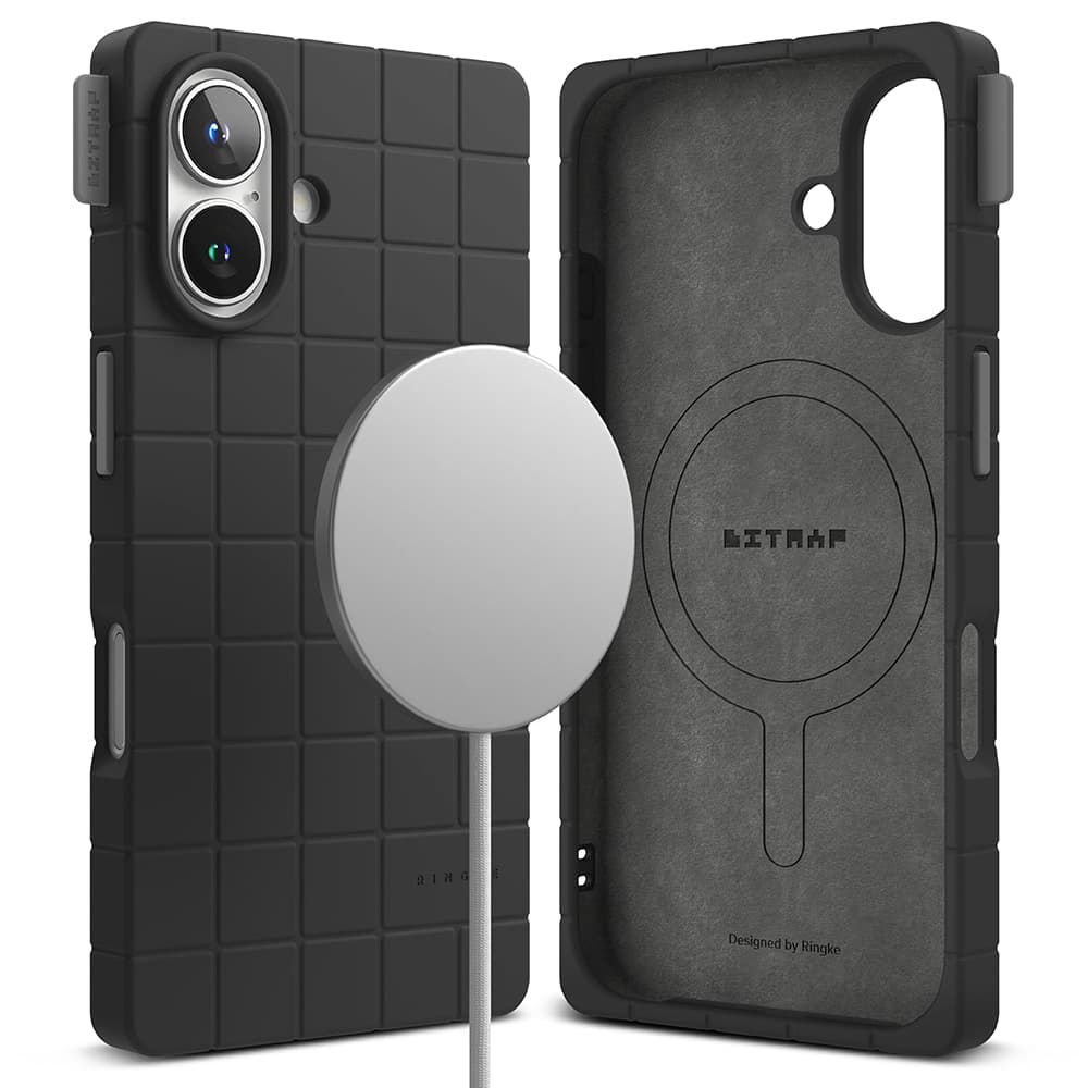 iPhone 16 MagSafe Bitmap silikondeksel, Black