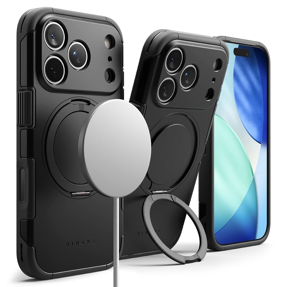 iPhone 17 Pro Max Alles Magnetisk Deksel, Svart