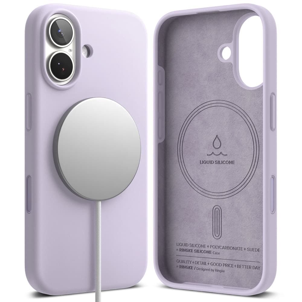iPhone 17 MagSafe silikondeksel, Light Purple