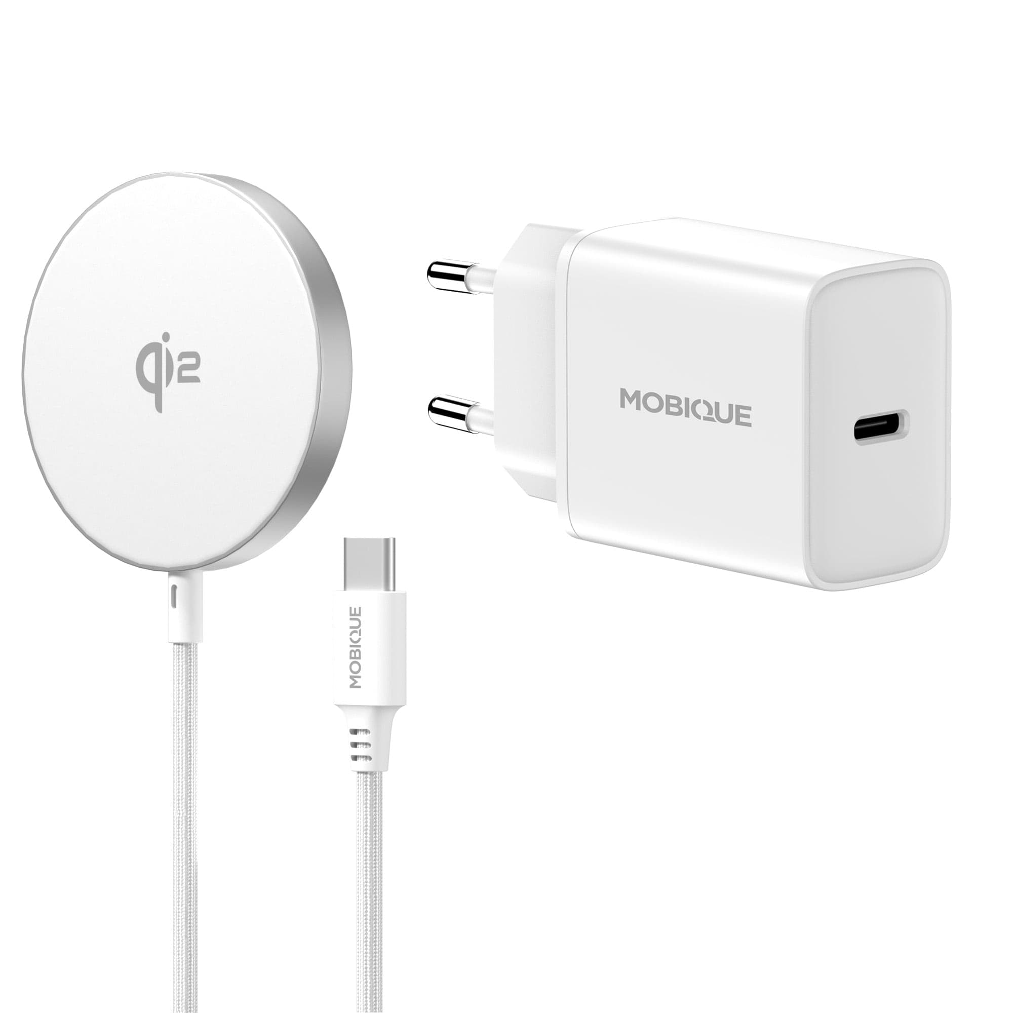 iPhone 16 Magnetisk Qi2 Lader og Veggadapter