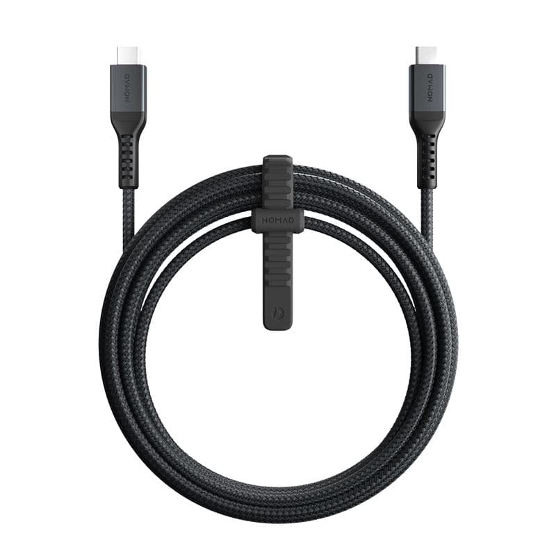Ladekabel Kevlar USB-C -USB-C 3m, Svart