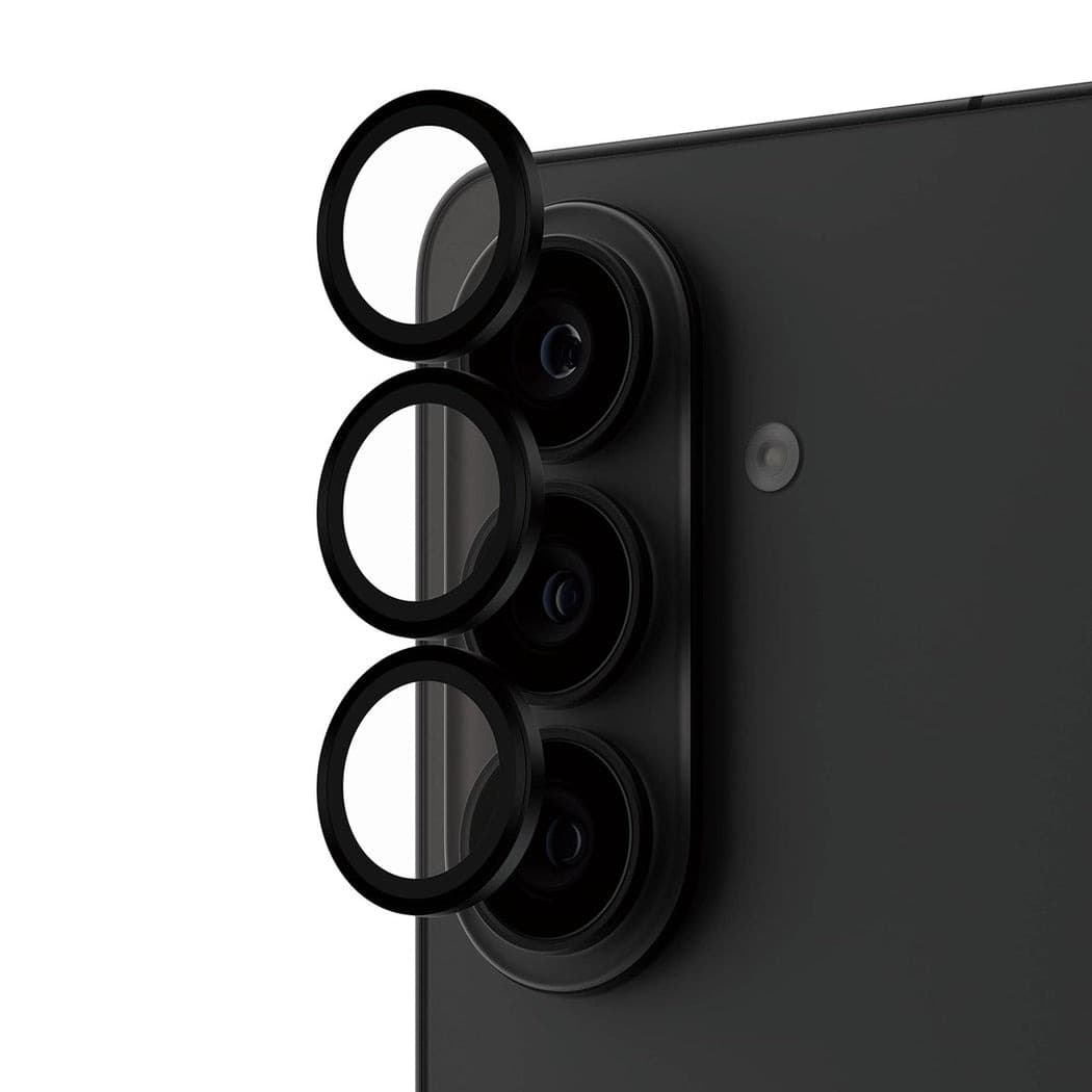 Samsung Galaxy S26 Hoops linsebeskyttelse med aluminiumsramme, Svart