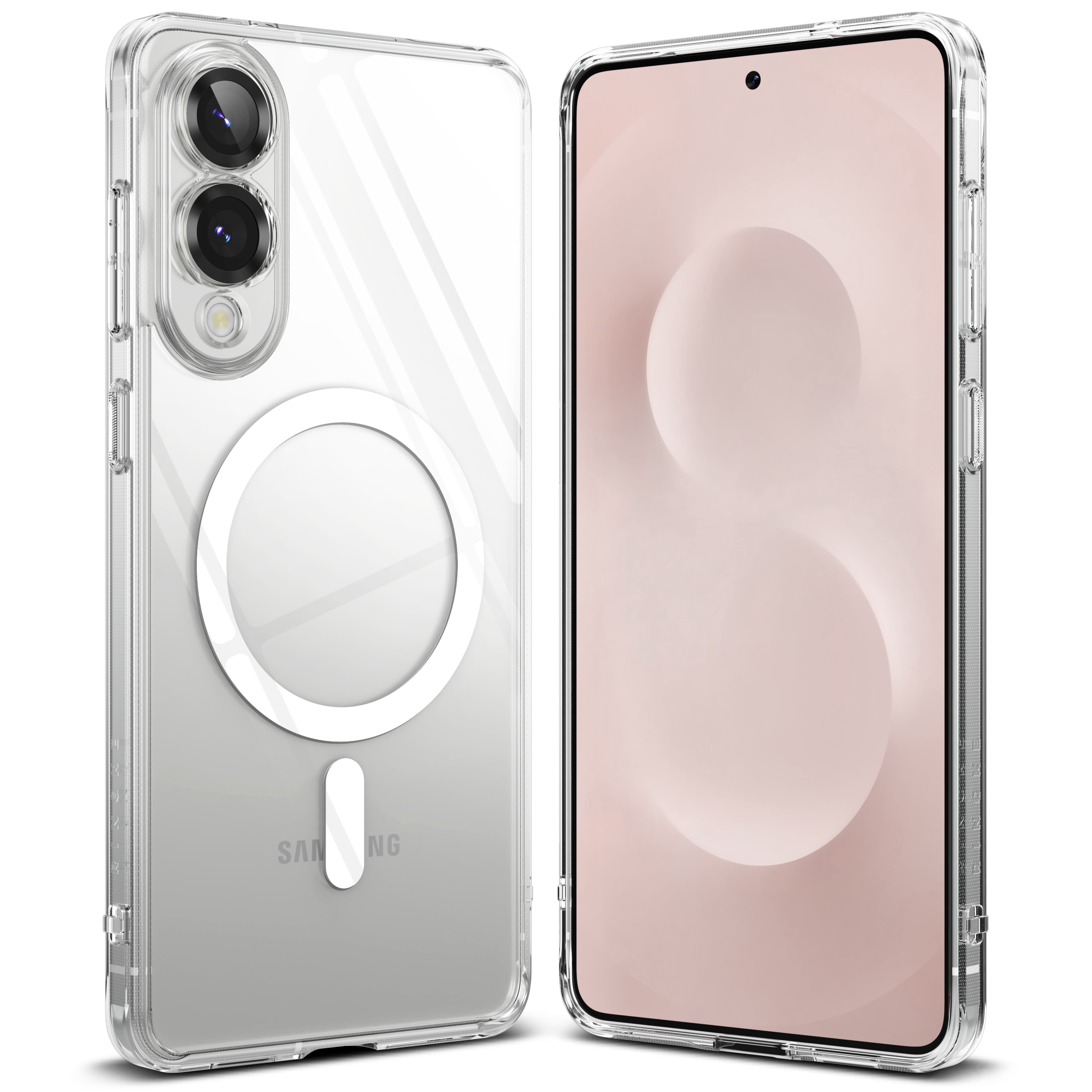 Samsung Galaxy S25 Edge Fusion MagSafe Deksel, Gjennomsiktig