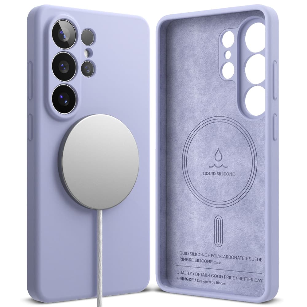 Samsung Galaxy S26 Ultra MagSafe silikondeksel, Lavender