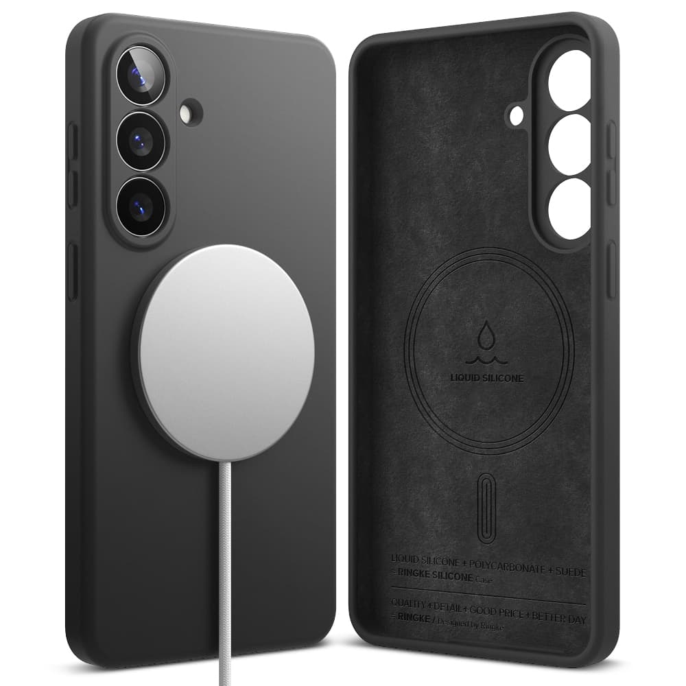 Samsung Galaxy S26 Plus MagSafe silikondeksel, Black