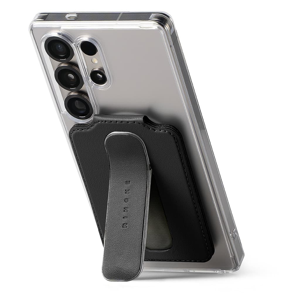 Samsung Galaxy Magnetisk kortholder med grep, Svart