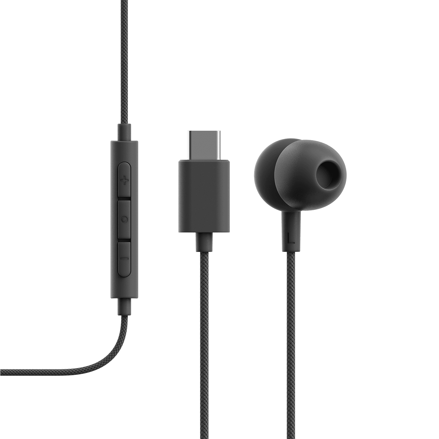 V3 Kablede In-ear hodetelefoner med USB-C, Svart