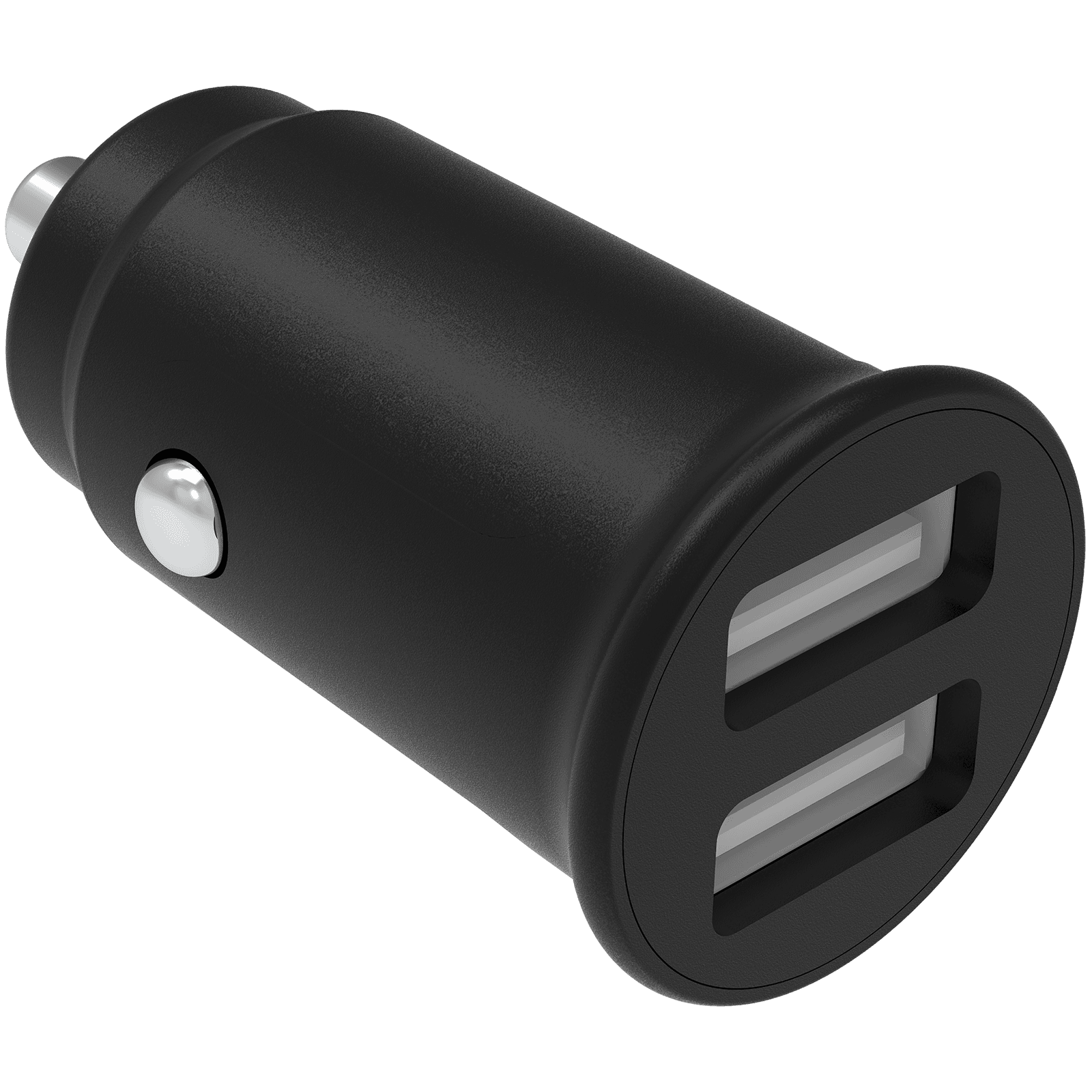 Billader 2xUSB-A 4.8A 12V-24V, Svart