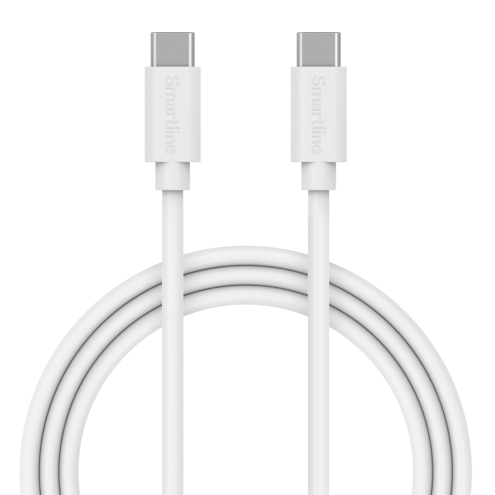 Ladekabel 1m USB-C - USB-C, Hvit