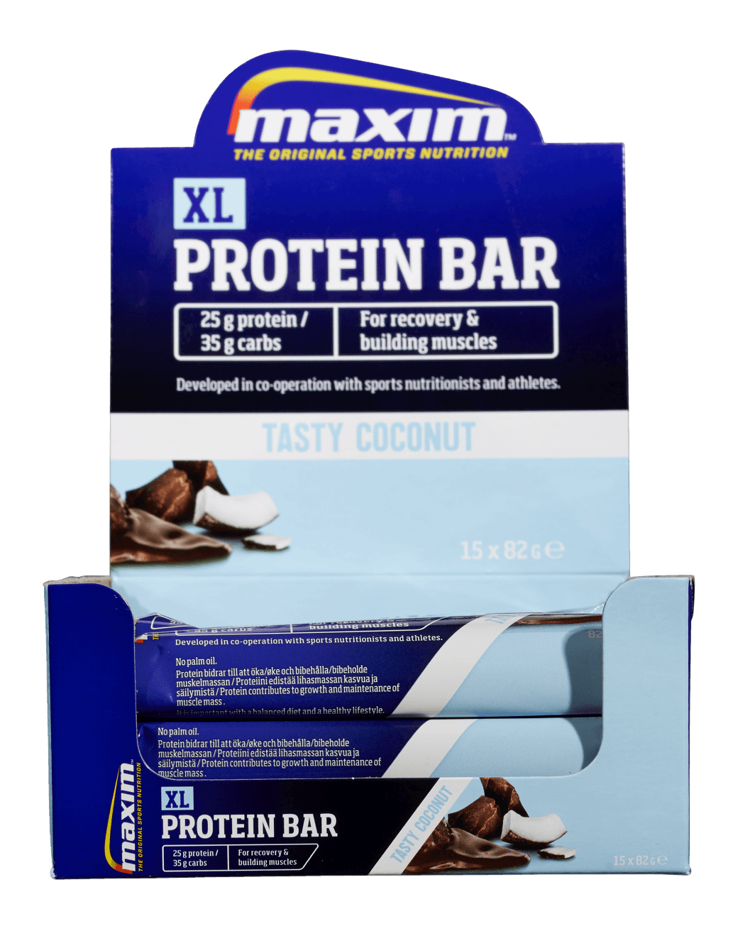 Maxim XL Protein Bar Tasty Coconut 15x82g