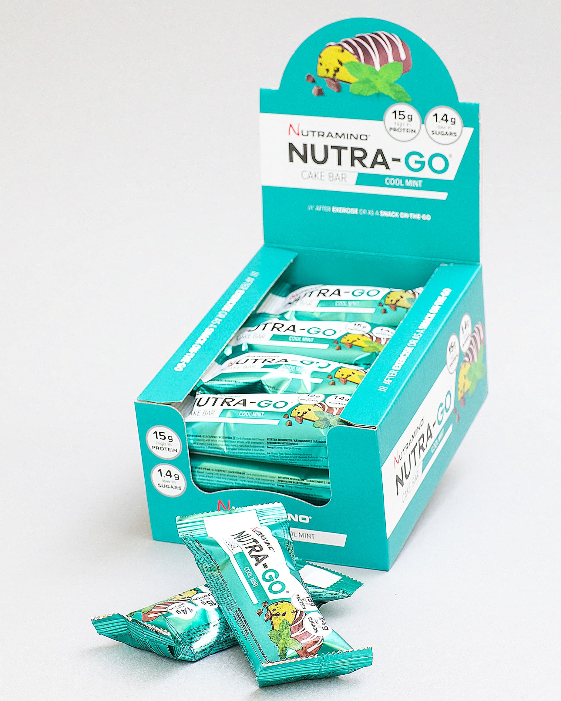 Nutramino Go Cake Bar Cool Mint 12x57g