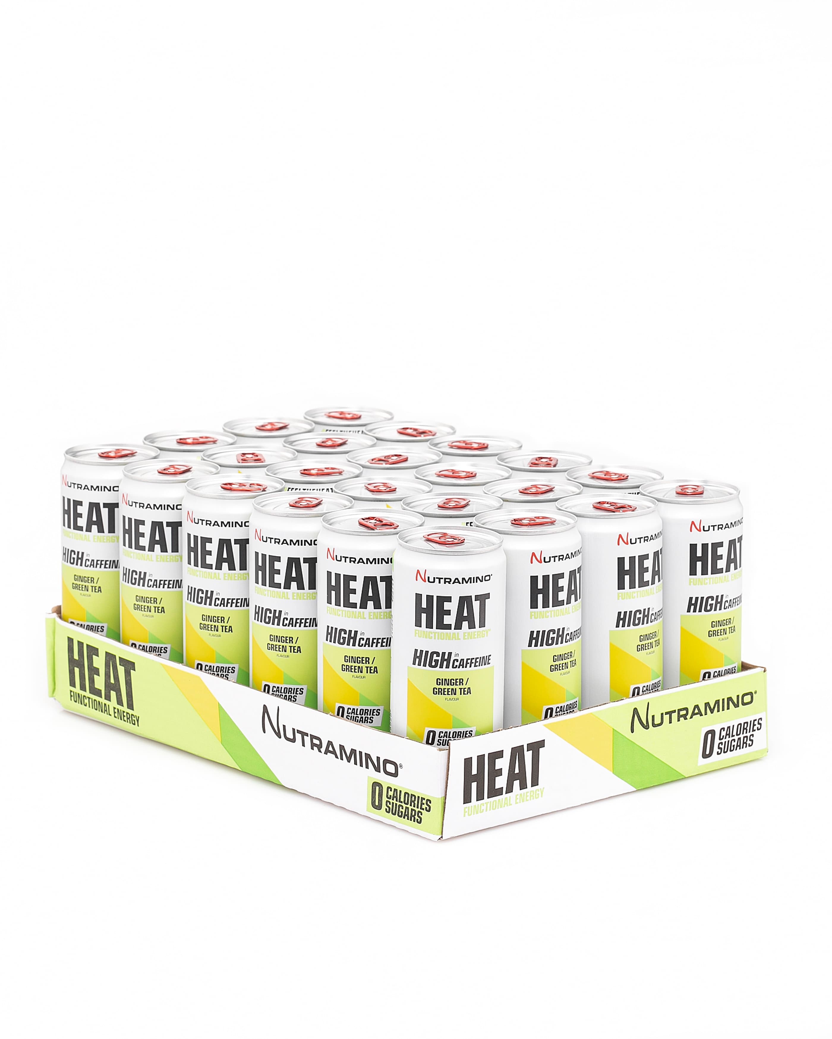 Nutramino HEAT Ginger &amp; Green Tea 24x330ml