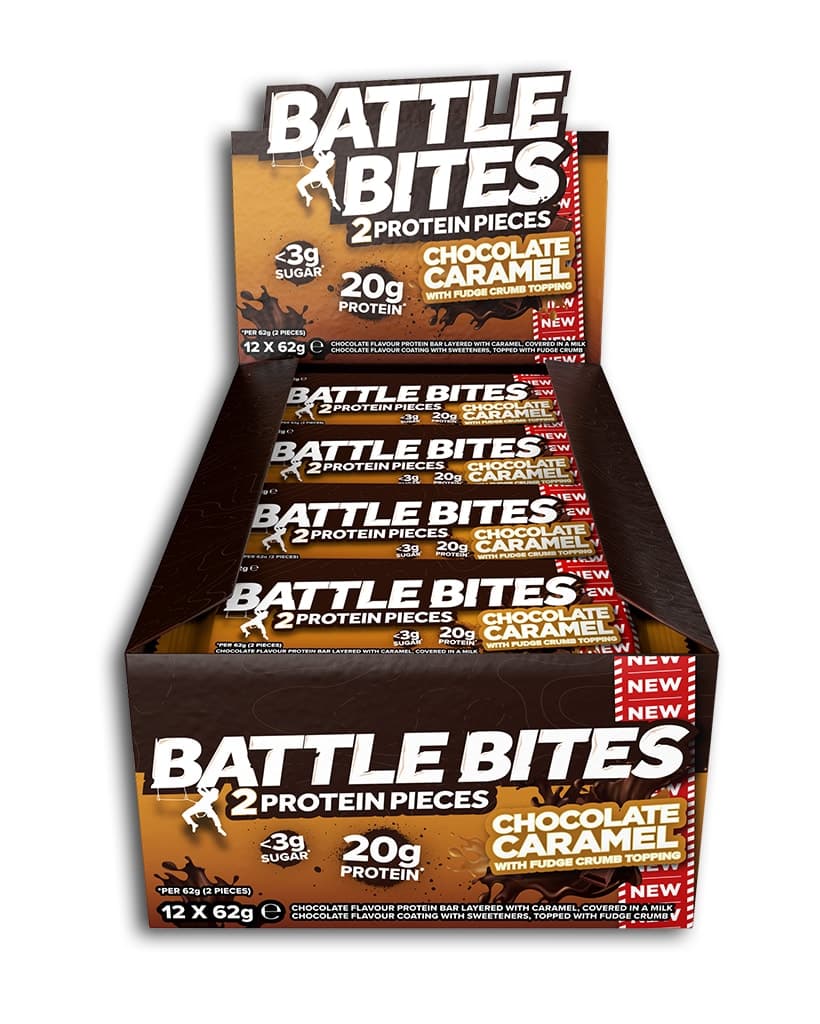 Battle Snacks Chocolate &amp; Caramel 12x62g