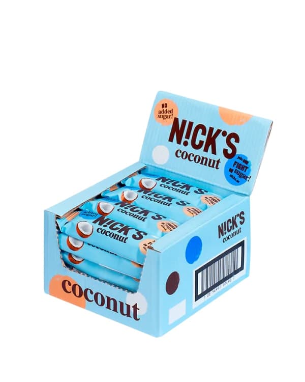 Nick's Sugarfree Coconut Chocolate 20x40g