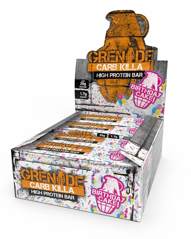 Grenade Carb-Killa Bar Birthday Cake 12x60g