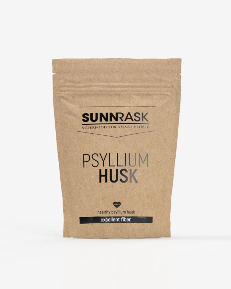 SunnRask Fiberhusk Malte Psylliumfrøskall 500g