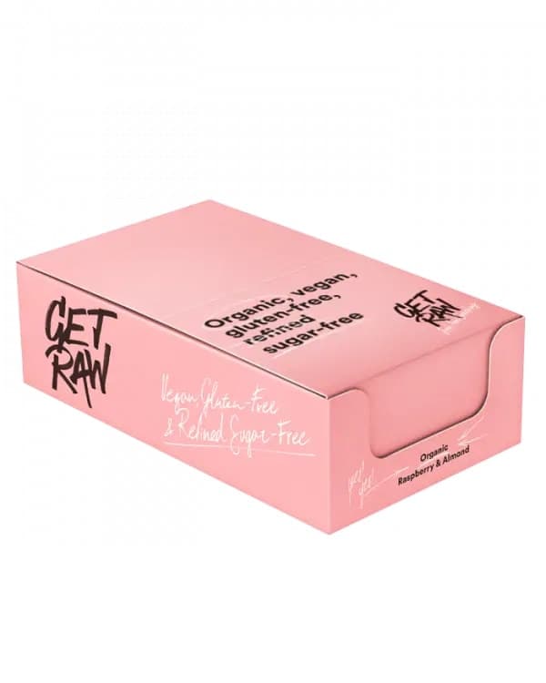 Get Raw Smulpaj Bringebær 12x35g