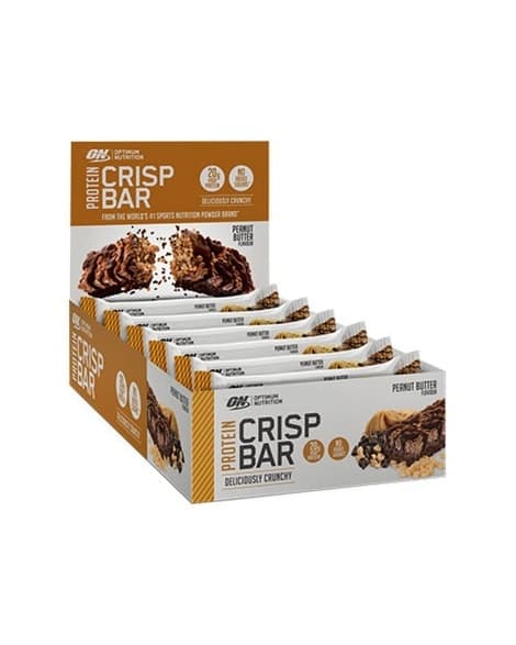 Optimum Nutrition Crisp Bar - Peanut Butter 10x65g