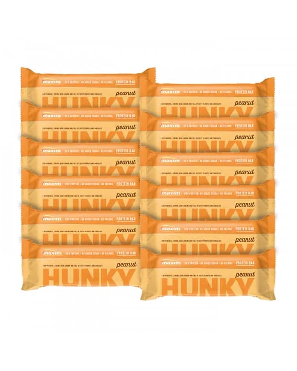 Maxim Hunky Peanut Proteinbar 12x55g