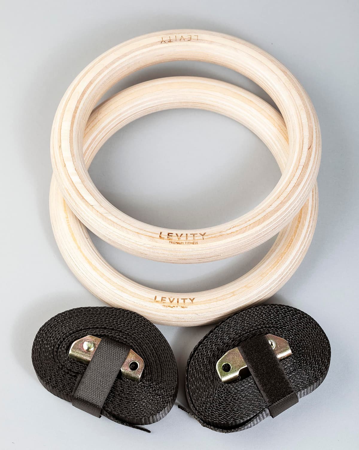 LEVITY Wooden Gym Rings