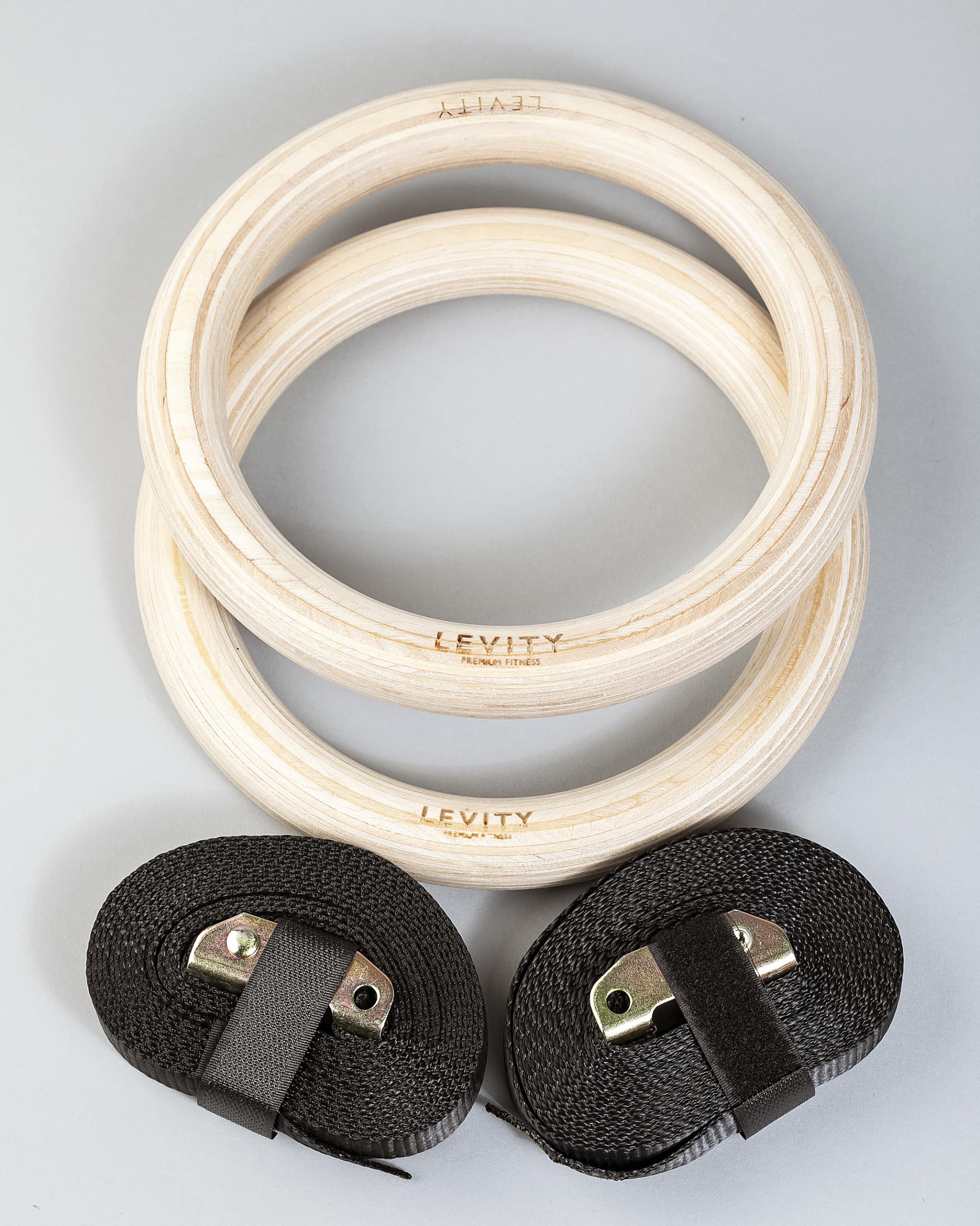 LEVITY Wooden Gym Rings