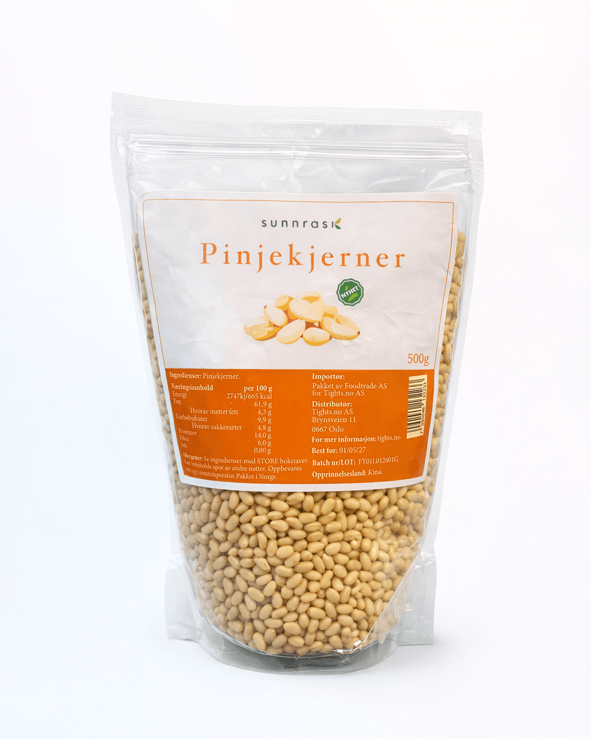 SunnRask Pinjekjerner 500g