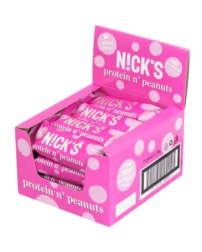 Nick's Proteinbar Protein &amp; Peanuts 16x50g