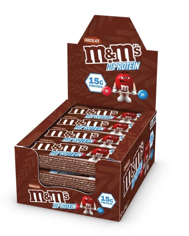 M&amp;M Protein Bar - Chocolate - 12x51g