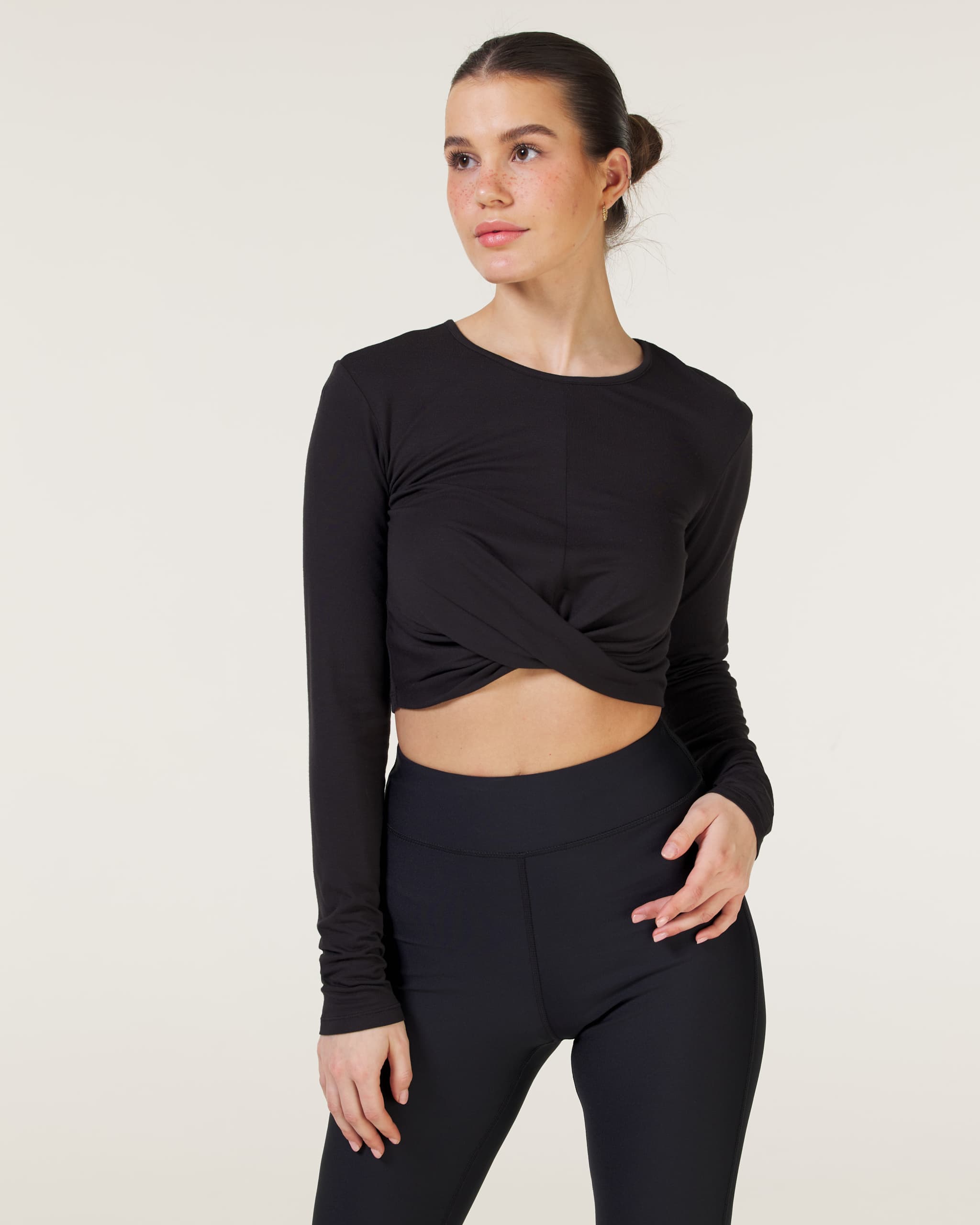 LEVITY Studio Twist Long Sleeve Black