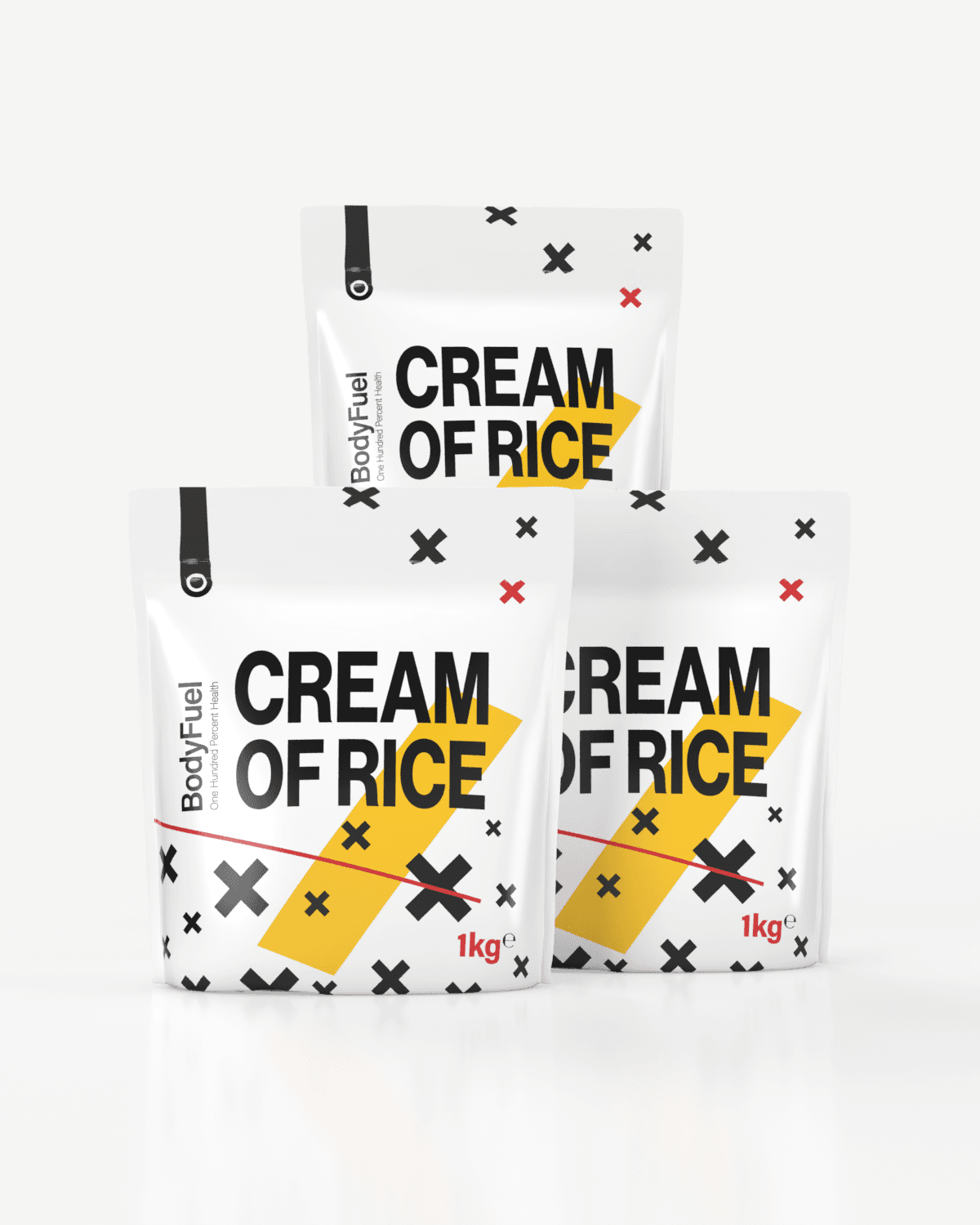 BodyFuel Cream of Rice 3x1kg - TREPAKNING!