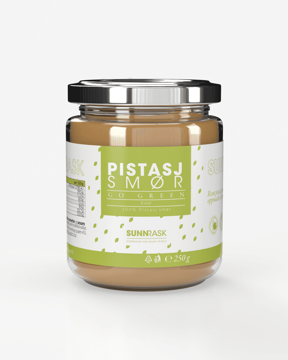 SunnRask Pistasjsmør 250g