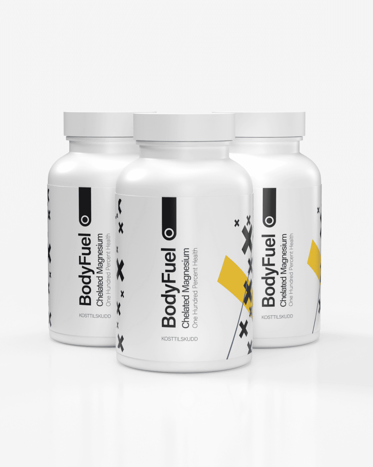 BodyFuel Chelated Magnesium 3x90x132mg