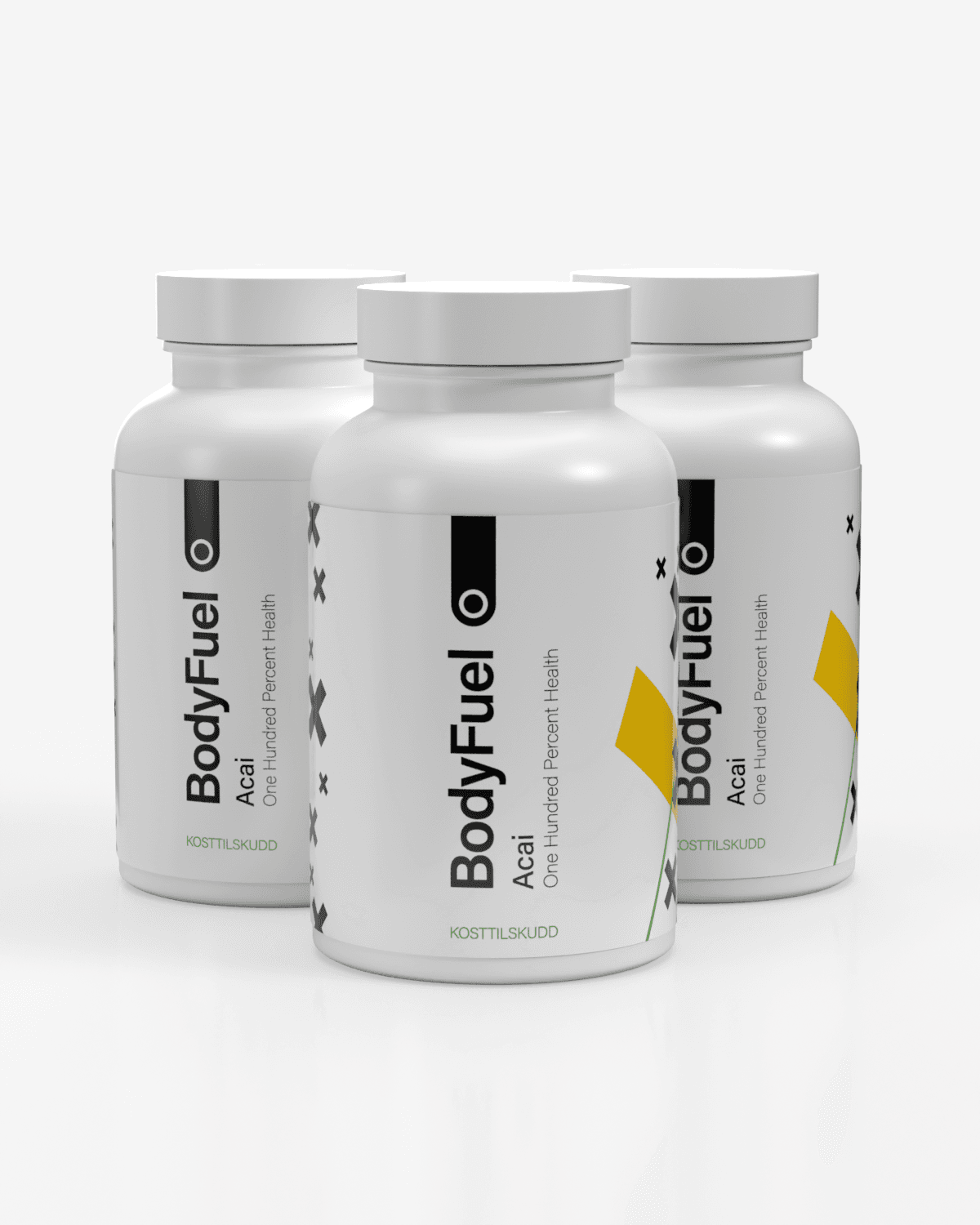 3x BodyFuel Acaipulver-Ekstrakt