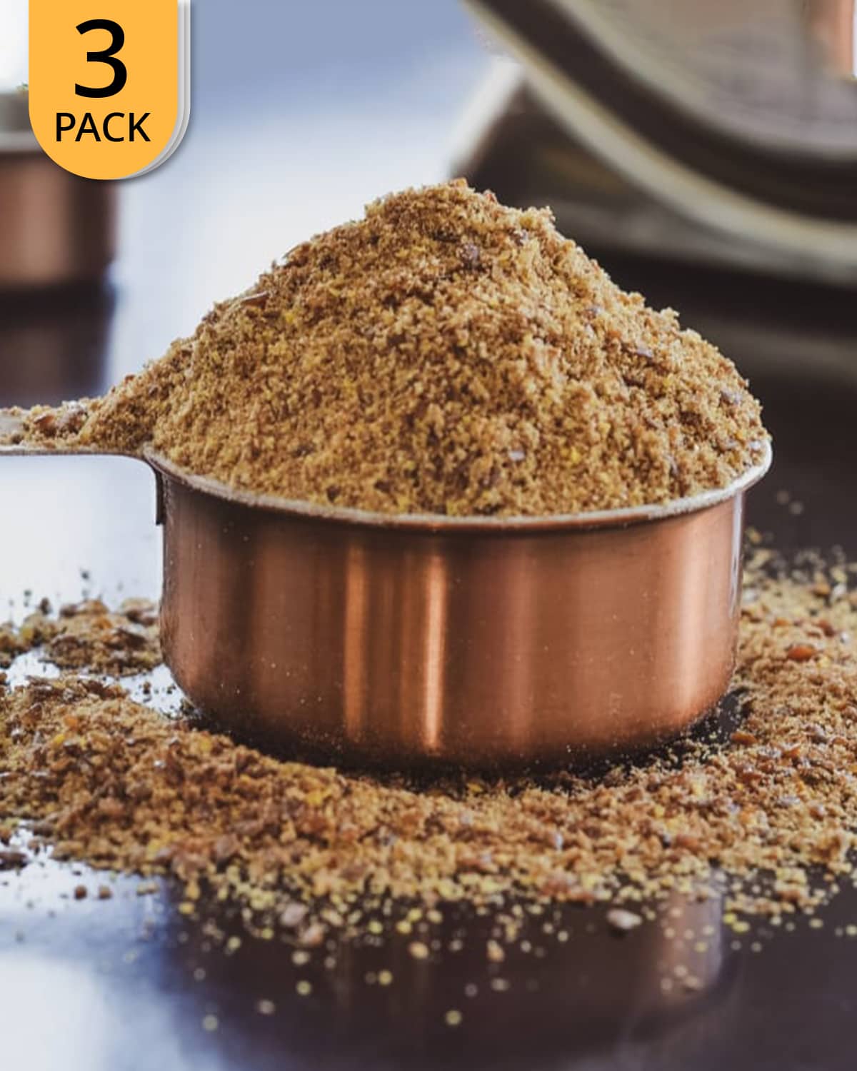 SunnRask Avfettet Linfrømel 3x250g