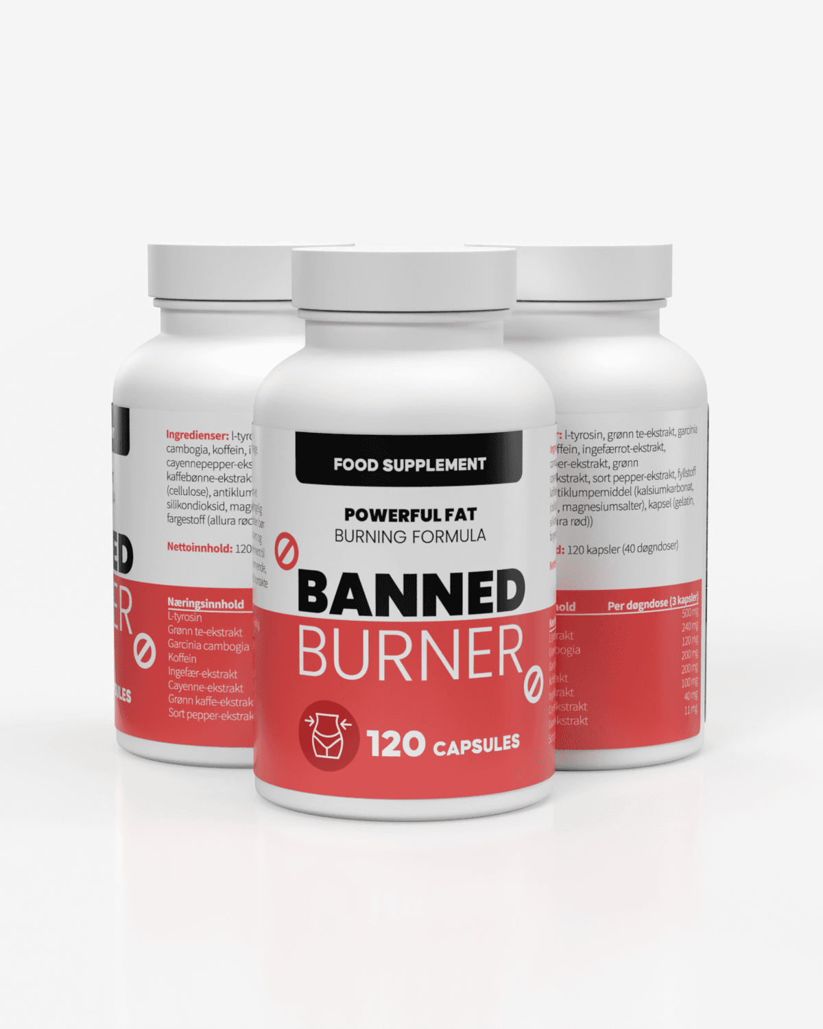 Banned Burner - Advanced Bodyfat Burner x3