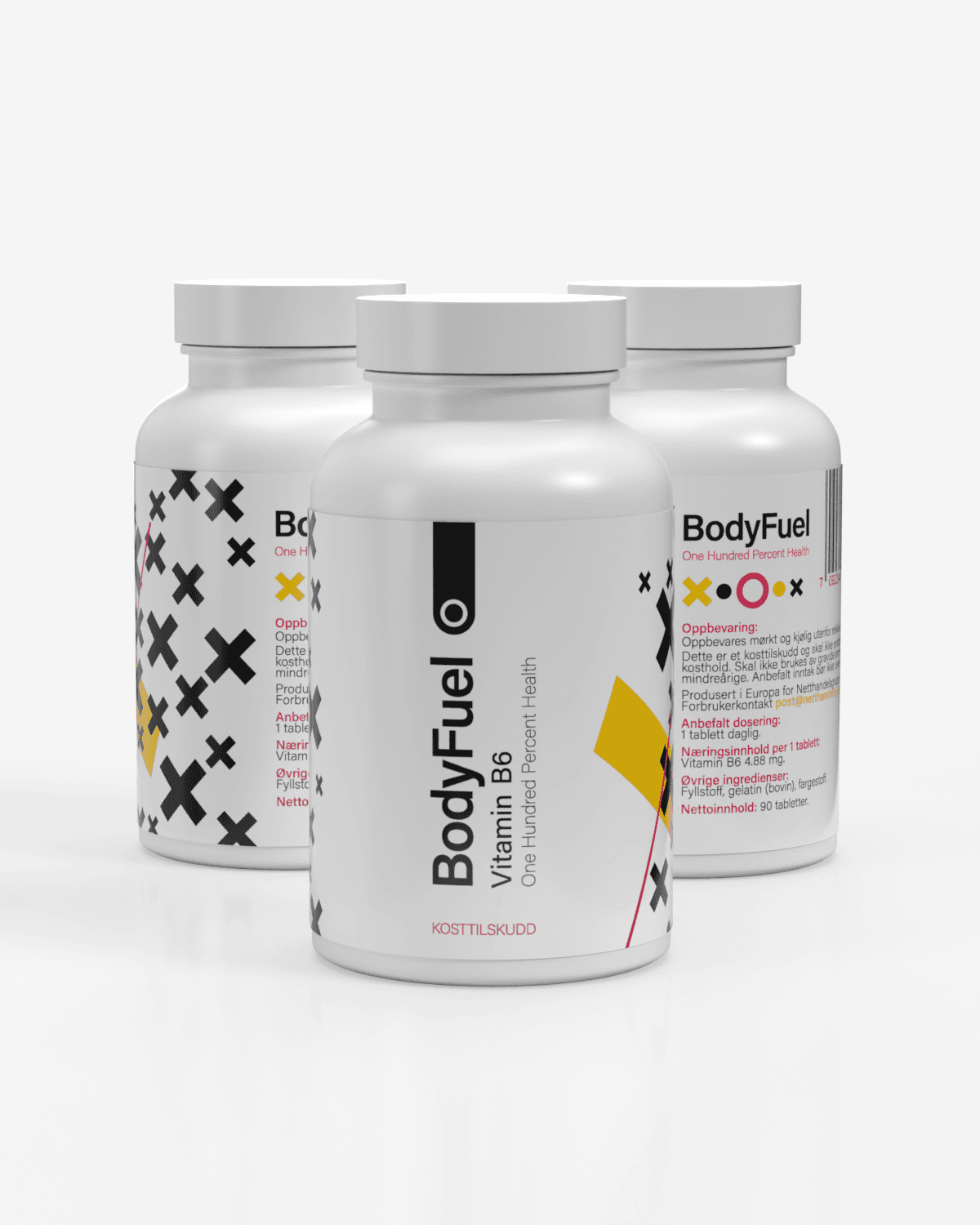 BodyFuel Vitamin B6 (3-pack)