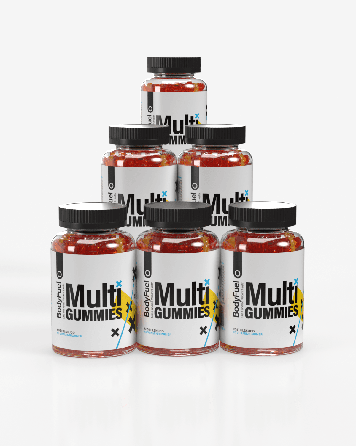 BodyFuel Vitamin Gummies x6