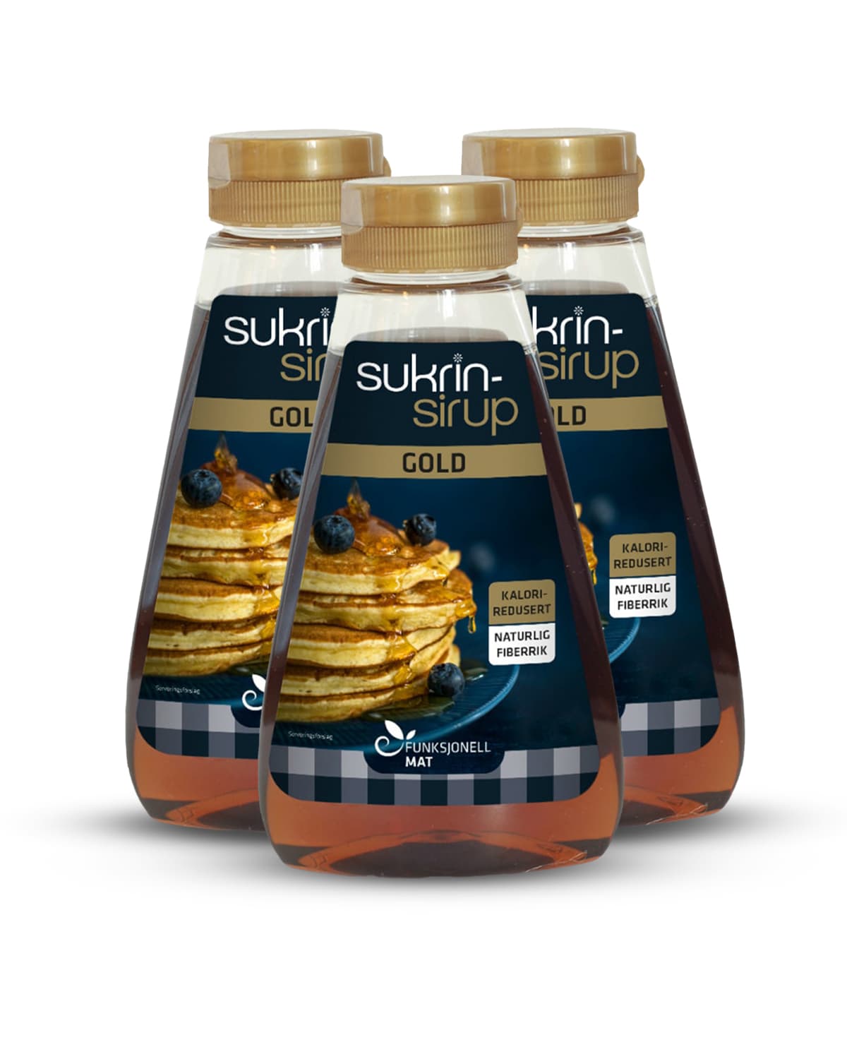 Funksjonell Mat SukrinSirup Gold 3x450g